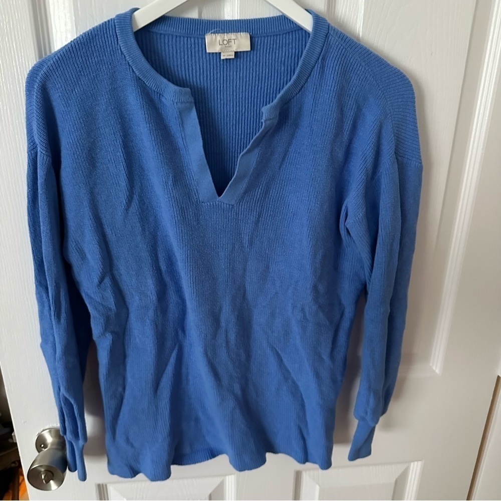BLUE Long Sleeve Top